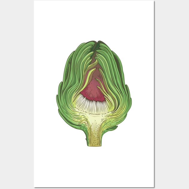 Artichoke Wall Art by deepfuze